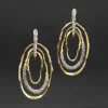 Solanales Crystal Pavé Mobile Post Earring