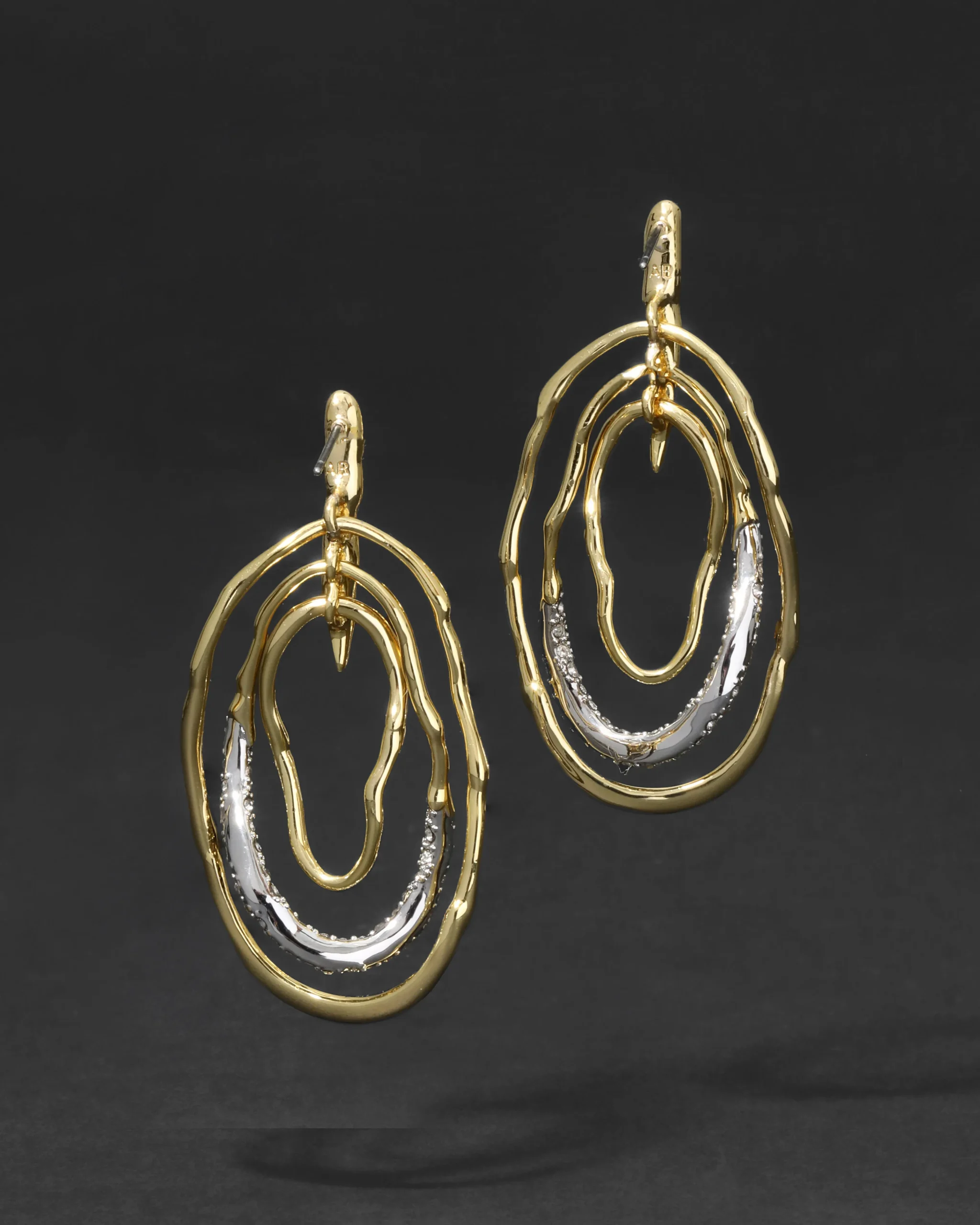 Solanales Crystal Pavé Mobile Post Earring