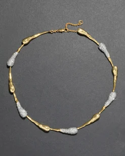 Solanales Crystal Teardrop Riviera Necklace