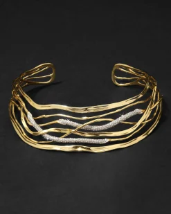 Solanales Crystal Woven Collar Necklace