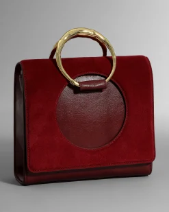 The Hunter Convertible Crossbody Bag- Burgundy