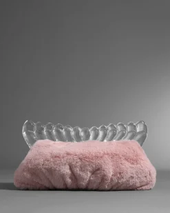 The Pouf Clutch- Dusty Pink