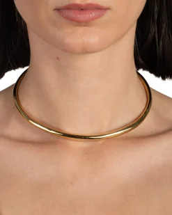 Thin Collar Necklace - Gold