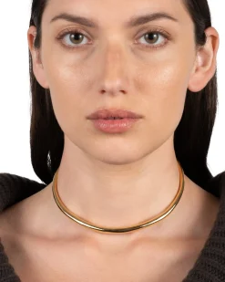 Thin Collar Necklace - Gold
