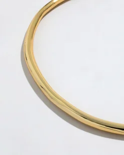 Thin Collar Necklace - Gold