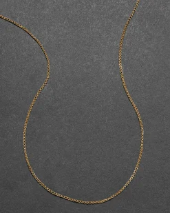 Vintage 9k Gold Foxtail Chain Necklace