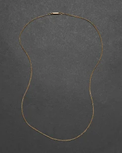 Vintage 9k Gold Foxtail Chain Necklace