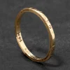 Vintage 14k Gold XO Band Ring