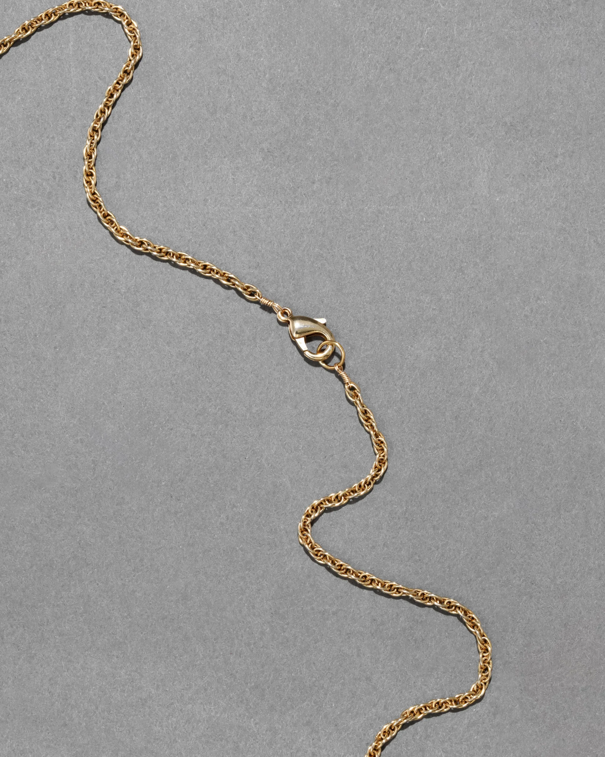 Vintage 1960s 14k Gold Washed Sterling Silver Lion Pendant Necklace with Jade Eyes